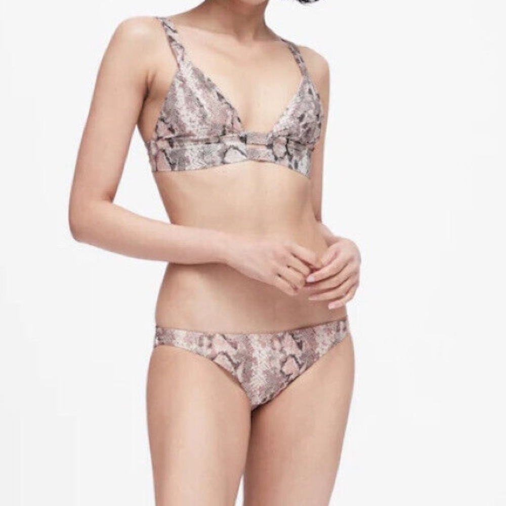 Vitamin A Neutra Pink Bikini Snakeskin